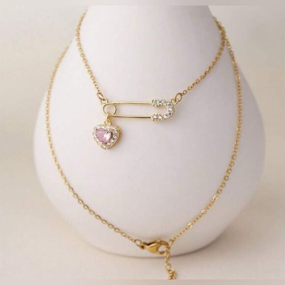 Heart necklace M994 - Picture 1 of 5